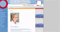 Desktop Screenshot of ergotherapie-haberecker.de