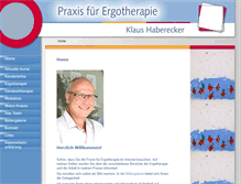 Tablet Screenshot of ergotherapie-haberecker.de